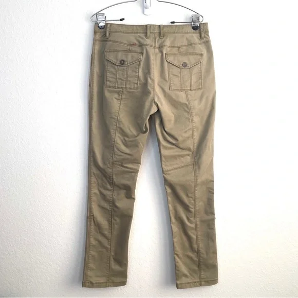 L.L. Bean Khaki Skinny Outdoor Pants Size 10 - Picture 6 of 9